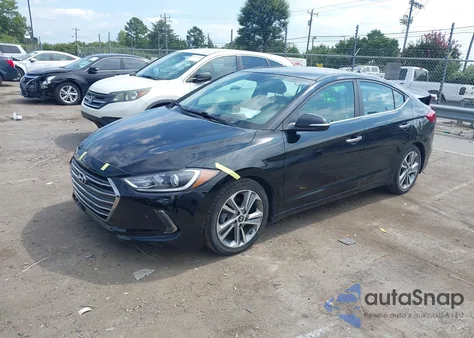 2017 Hyundai Elantra Limited from USA, damaged, VIN KMHD84LF5HU156097